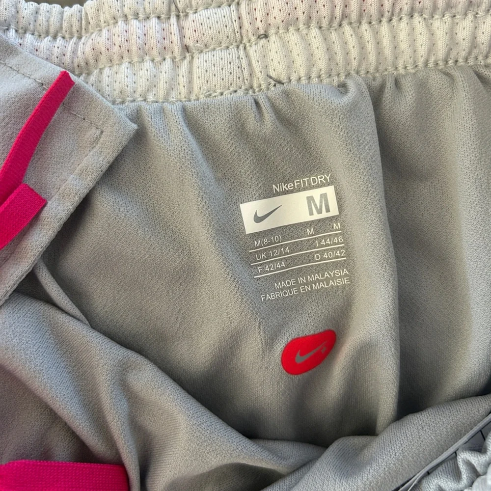 Nike Women Dri Fit Shorts - Black, Light Blue, Gray - Set of three Medium - Picture 5 of 10